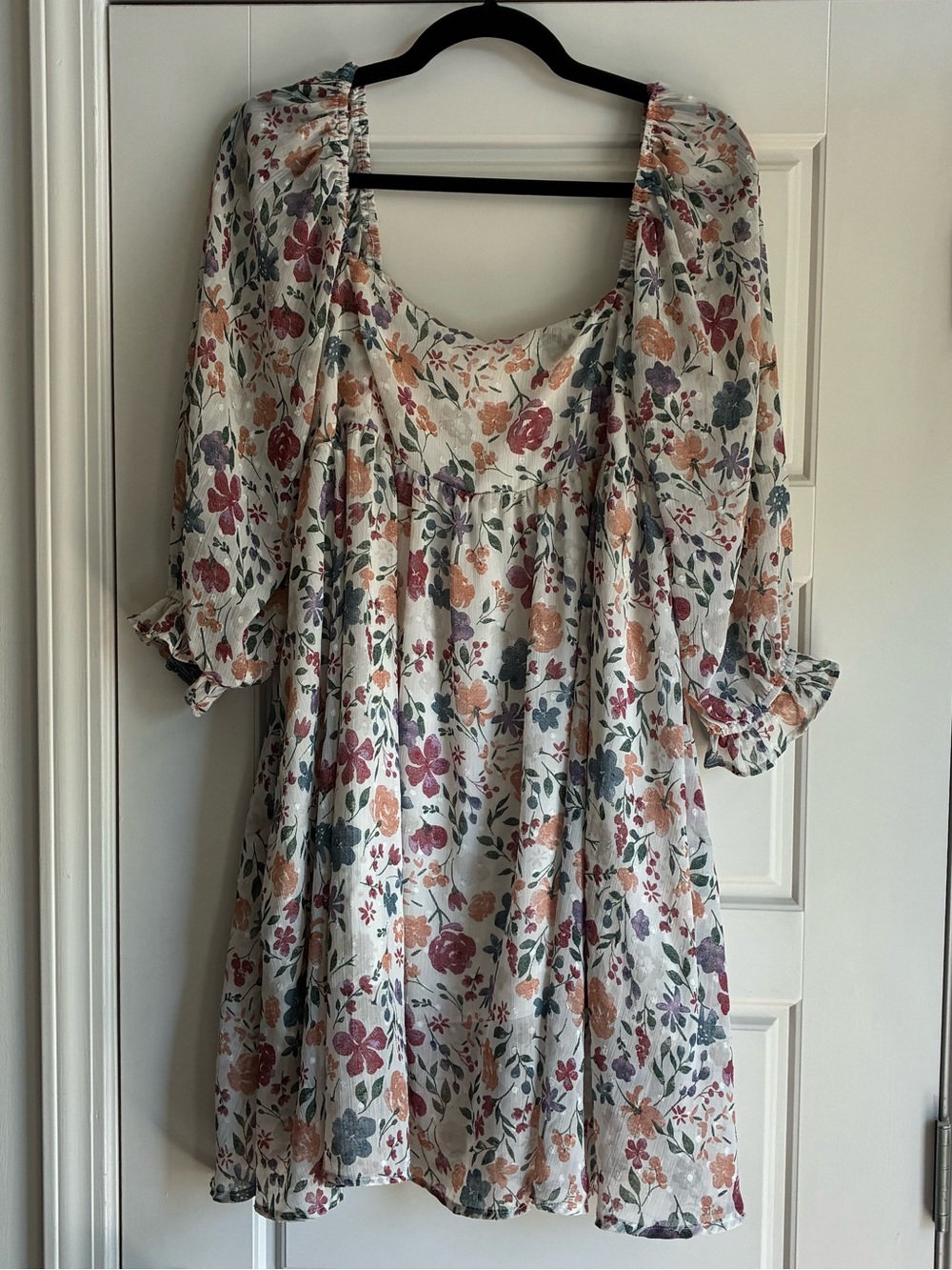 Sweet Lemon Floral Mini Dress